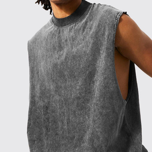 Débardeur en coton pour homme, idéal pour l'été et le sport, 100 % coton, sans manches, pour hommes d'âge moyen et seniors - Product Image 6