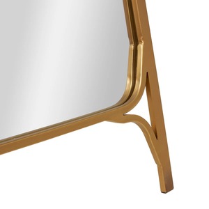 Elegant Gold Frame <b>Standing</b> Mirror with Slim Shape Ideal for <b>Corner</b> Decoration in Shopping Mall Home and Hotel Spaces From India - Product Image 4