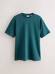 เสื้อยืดเปล่าสำหรับผู้ชายแบบสั่งทำ |   เสื้อยืดผ้าฝ้ายหวี 100% น้ำหนัก 200-240 GSM |   เสื้อคอกลมสีเขียวป่าแบบพรีเมียม - Product Image 3