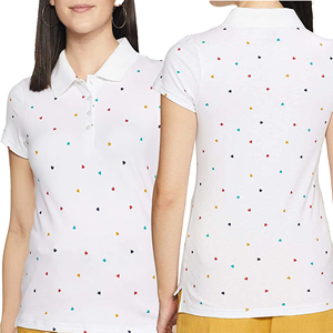 เสื้อโปโลผู้หญิงระบายอากาศได้ดี เสื้อโปโลแขนสั้นสำหรับฤดูร้อนสำหรับสุภาพสตรี เสื้อโปโลผู้หญิงระบายอากาศได้ดี เสื้อโปโลแขนสั้นสำหรับฤดูร้อน - Product Image 3