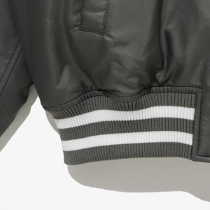 Fabricantes de Chaquetas de Béisbol Letterman OEM, Chaqueta de Béisbol Bordada de Invierno, Transpirable, Resistente al Viento, con Cuello Alto de Satén, Venta al Por Mayor - Product Image 5