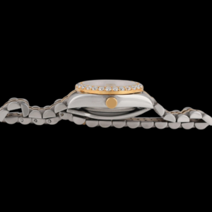 นาฬิกาข้อมือผู้ชายทรงกลมสองสี หน้าปัดเพชรโมอิสซาไนต์ ดีไซน์ใหม่ล่าสุด ราคาขายส่ง ขายดีที่สุด - Product Image 4