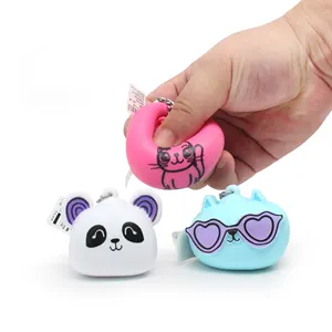 2.5" Handy Customize Design Cute Squishy Animal Unique High Quality and Safe Foam Filling Squeeze Toy Anti Stress Toy Keychain