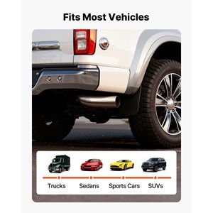 Terminale di Scarico Cromato con Attacco a Morsetto, Ingresso 4 Pollici, Uscita 6 Pollici, Lunghezza Totale 23 Pollici, per Camion e Berline con Tubi di Scarico da 6 Pollici - Product Image 6