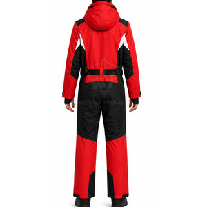 Combinaison de ski pour homme de qualité supérieure, à capuche, fermeture éclair, imperméable, une pièce, respirante, pour le ski, le snowboard, les activités de plein air en hiver - Product Image 4