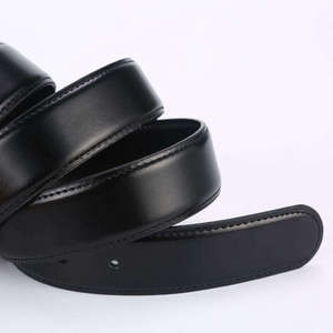 Cinturón de Cuero Negro Everglide 100% Piel de Vaca Genuina, Diseño Personalizado Unisex, Cuero con Hebilla de Acero, Diseño Personalizado - Product Image 3