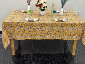Cotton Farmhouse Decor Floral Custom Size <b>Square</b>/Rectangle <b>Tablecloth</b> Premium Quality Handmade Modern Wedding Theme Dinner Table - Product Image 3