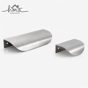 Tiradores de latón plateado ecológicos de diseño moderno para gabinetes de cocina y baño, venta al por mayor, ¡gran oferta! - Product Image 1