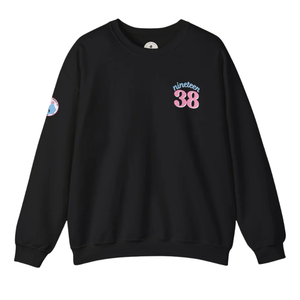 Sweat-shirts noirs assortis pour la famille, en molleton doux, col rond, manches longues, vêtements décontractés pour l'hiver, vêtements de mode - Product Image 1