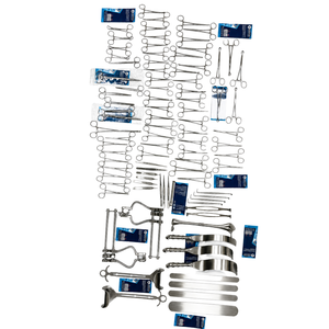 Juego de Instrumentos de Cirugía General de Acero Inoxidable, Kit de Instrumentos Quirúrgicos Reutilizables para Quirófano de Hospital, Cirugía Médica - Product Image 1