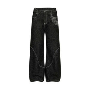 Wholesale Lightweight Denim <b>Jeans</b> for <b>Men</b> Casual Fashion Breathable Eco-Friendly Factory Price - Product Image 3