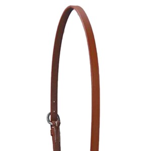 Double Stitched Premium Leather Horse Noseband for Training and Show Bridles Soft Padded Durable Equestrian Tack OEM Supplier - Product Image 3