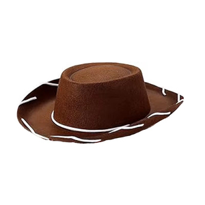 GENERSA SPORTS Unisex Cowboy <b>Hat</b> Red Brown Felt 100% Polyester Digital Printing Western Style Adjustable <b>Band</b> Party Casual Four - Product Image 2