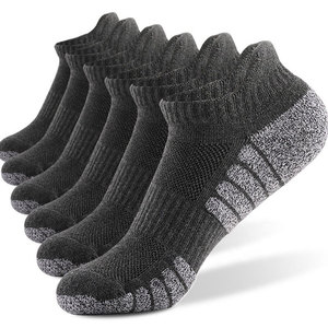 Calcetines deportivos de verano personalizados con logo bordado y sublimado, de punto, con suela de algodón de rizo de secado rápido, para fútbol, con bajo MOQ. - Product Image 4