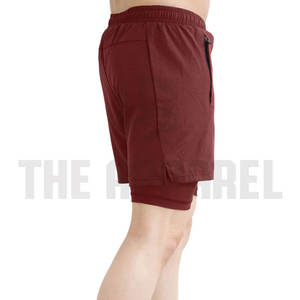 Latest Design 100% Cotton Breathable Quick Dry Men Gym Shorts for Adult Size Pakistan Manufactured - Product Image 3