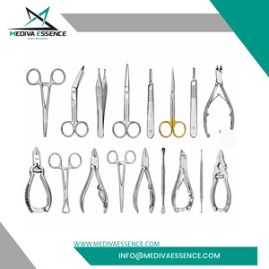 Juego de 17 instrumentos quirúrgicos de podología, calidad alemana, acero inoxidable, kit de instrumentos médicos para el cuidado de los pies, aprobado por CE e ISO. - Product Image 4
