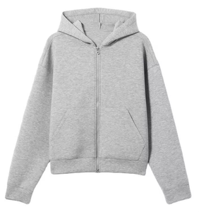 Sudadera con capucha gris para hombre OEM 2026, con cremallera, de forro polar de algodón, estilo oversize, informal, antiencogimiento, para invierno, pedido al por mayor, MOQ bajo, GAMEGAZER - Product Image 2