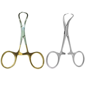 Pinzas de Acero Inoxidable para Toallas, Pinzas de Sutura, Instrumentos Dentales, Uso Dental Profesional, Manual - Product Image 5