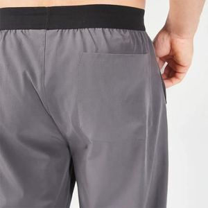 Pantalones Deportivos para Hombre, Lavados, Corte Ajustado, Cintura Elástica Media, Tela de Lona Suave, Transpirables, Bolsillos Funcionales, para Gimnasio, Hogar, Uso Diario, Cómodos - Product Image 4