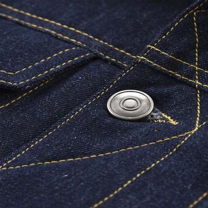 Chaqueta vaquera para hombre con cuello de piel sintética, cortavientos, informal, gruesa, de corte regular, con exterior de poliéster y algodón, y cremallera decorativa. - Product Image 6
