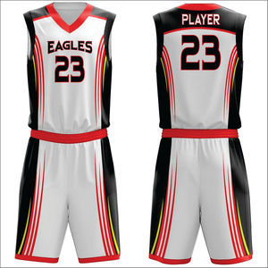 Último Modelo de Camiseta de Baloncesto Unisex para Adultos, Nueva, Cómoda, Transpirable, 100% Poliéster, Nombre del Equipo Personalizado, Uniforme - Product Image 4