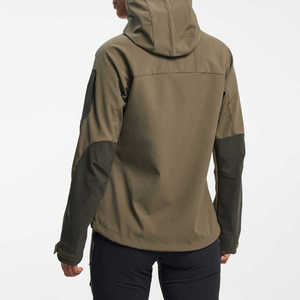 <b>Men's</b> Hooded Puffer <b>Jacket</b> Color Blocking Black Brown Windproof <b>Casual</b> <b>Summer</b> Zipper Closure Spandex/Polyester Shell 220g - Product Image 2