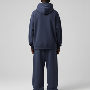 Ensemble de survêtement personnalisé pour homme, faible MOQ, imprimé, pull à capuche et pantalon de jogging, 2 pièces - Product Image 2