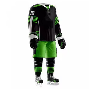 Ensemble d'uniformes de hockey sur glace unisexe 2026 les plus vendus – Toucher doux, prix usine, vêtements de sport en gros, maillot de hockey respirant et à séchage rapide - Product Image 2