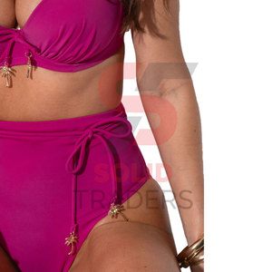 Solid Trader Professional <b>Sewing</b> High Strength Stitching Long Lasting Quality Beautiful Summer Colors Easy Wash Women Beachwear - Product Image 2