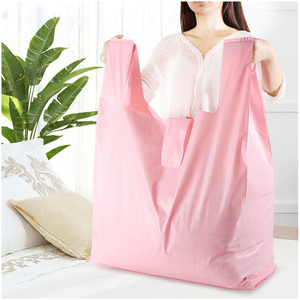 Wholesale Premium Custom Plastic Shopping <b>Bag</b> Biodegradable Recyclable Poly T Shirt <b>Bag</b> Singlet Carry <b>Bag</b> Export Quality - Product Image 4