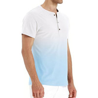 T-shirts Henley à manches courtes pour hommes, décontractés, d'été, basiques, boutonnés, légers, couleur blanche, respirants, de bonne qualité, T-shirt Henley pour hommes