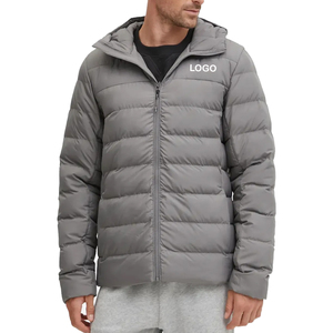 Chaqueta Acolchada con Capucha para Hombre, Premium, Personalizada, Impermeable, para Invierno, Abrigo de Plumón para Exteriores, Fabricante de Marca Privada OEM - Product Image 1