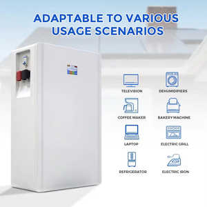 Batterie solaire au lithium pour usage domestique Powerwall 51,2 V 48 V 280 Ah 300 Ah 10 kWh 15 kWh Lifepo4, onduleur mural, stockage d'énergie domestique - Product Image 3