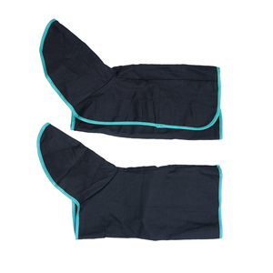 HOLY SIGNS INTERNATIONAL Cubrebotas de Tela Negros Resistentes al Calor y a las Llamas para Soldadura y Protección Contra Incendios - Product Image 4
