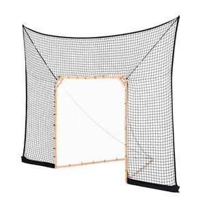 Rete da Lacrosse 12x9 piedi con Accessori Completi, Montaggio Rapido e Semplice, Rete di Protezione per Porta da Hockey e Lacrosse per Allenamento, Copertura Estesa - Product Image 1