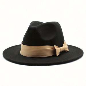 Sombreros Fedora de Ala Ancha de Dos Tonos para Exteriores, Unisex, Venta al por Mayor 2022 - Product Image 3