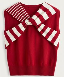 Chal de Hombro Delgado y Versátil para Mujer, a la Moda, para Primavera y Verano, Chal de Punto Bicolor - Product Image 4