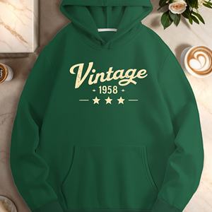 Sudaderas casual mujer vintage 1958 con estrellas - Product Image 1