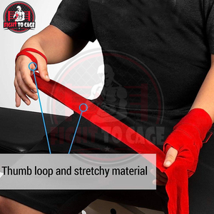 Perfect <b>Stretch</b> 4.0 Red Color Good Selling Durable Cotton Training Boxing Accessories Good Supplier Boxing Hand <b>Wraps</b> For Kids - Product Image 6