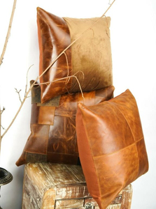 ปลอกหมอนหนังวัวแท้แบบกำหนดเอง พร้อมขนสัตว์สำหรับปลอกหมอนอิงโซฟา - Product Image 4