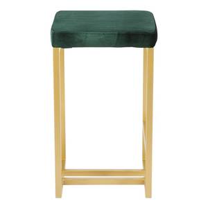 Chaise de bar contemporaine avec cadre en métal et assise en bois, avec repose-pieds, tabouret de comptoir de cuisine - Product Image 6