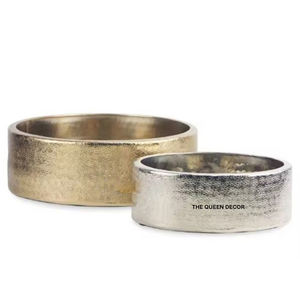 Nuevo y Elegante Macetero Redondo de Metal y Acero con Acabado Dorado y Negro para Decoración con Plantas Verdes, para Hogar y Jardín - Product Image 3