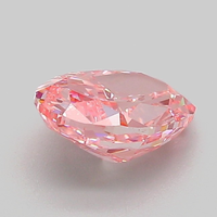 Diamant de laboratoire rose ovale de luxe 1,00 ct, couleur vive fantaisie VS1, certifié IGI, pour monture de bague personnalisée, fabrication de bijoux fins, Dada Diamond