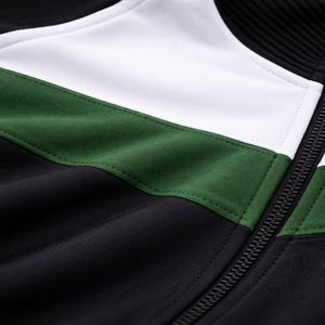 Ensemble de survêtement sportif personnalisé pour homme, coupe-vent en nylon, ensemble complet avec empiècements contrastants, respirant, vêtements de sport d'équipe, vente en gros - Product Image 4