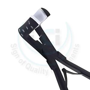 Herramienta de extensión de cabello de superficie plana, alicates de extensión de cinta profesional, alicates de eliminación de extensión de cabello de punta plana de acero inoxidable, herramienta de oropel - Product Image 3