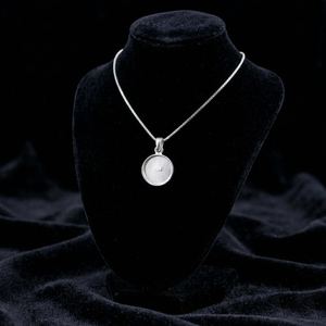 925 Sterling Silver Round Blank Pendant Setting 10mm DIY Breastmilk Keepsake Resin <b>Ashes</b> Memorial Charm Jewelry Making Bezel - Product Image 2