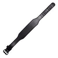 Ceinture de musculation en cuir personnalisée à double boucle réglable, ceinture de soutien dorsal pour les athlètes professionnels de fitness