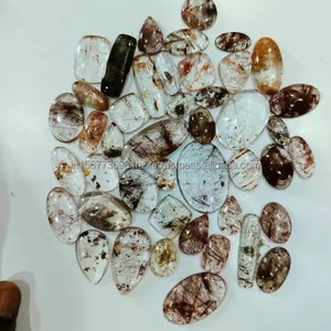 Venta caliente cobre rutilo cuarzo cabujón mezcla de piedras preciosas tamaño y forma venta al por mayor precio de fábrica piedras preciosas sueltas hechas a mano - Product Image 3