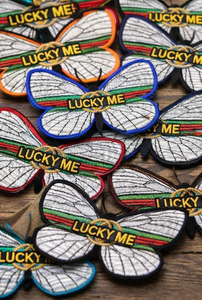 Patch brodé thermocollant Lucky Me de 2,5 pouces, 10 couleurs disponibles, de haute qualité pour le bricolage - Product Image 5