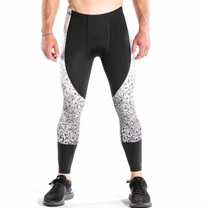 Personalized Athletic Training Yoga Pants <b>Cheap</b> Base Layer <b>Leggings</b> Wholesale Top Quality Men's Compression Workout Tights - Product Image 1